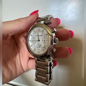 Michael Kors women’s silver watch